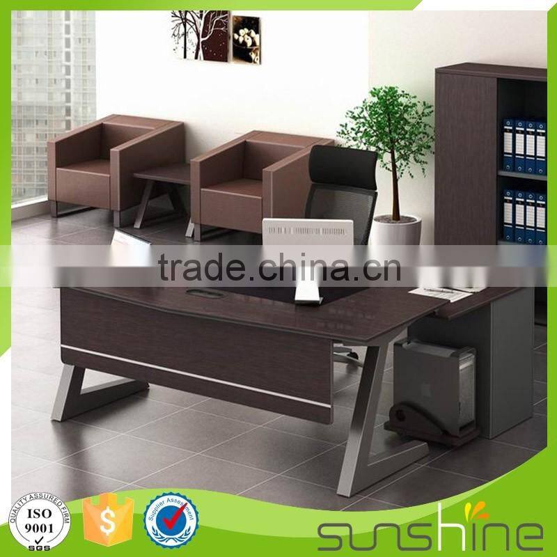 KB-MED07 2016 Best Selling Top Quality Office Furniture/Supervisor Office-Metal Frame Middle Executive Desk