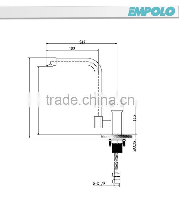 Kaiping Factory Unique Design Flexible Spout Kitchen Faucet 13 2105