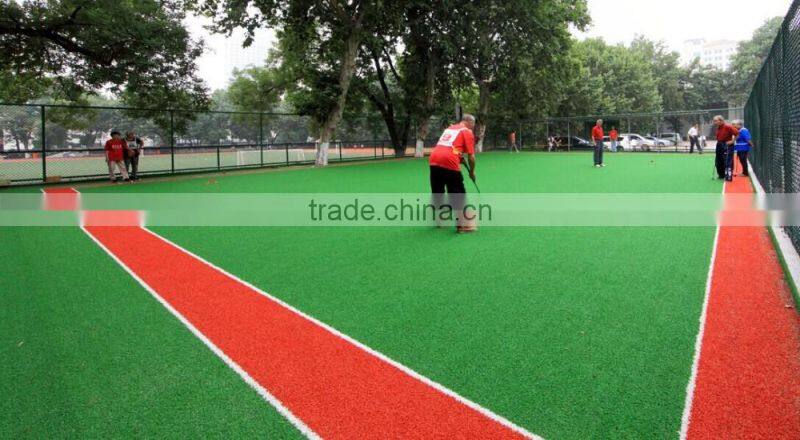 synthetic grass/curly gateball court grass