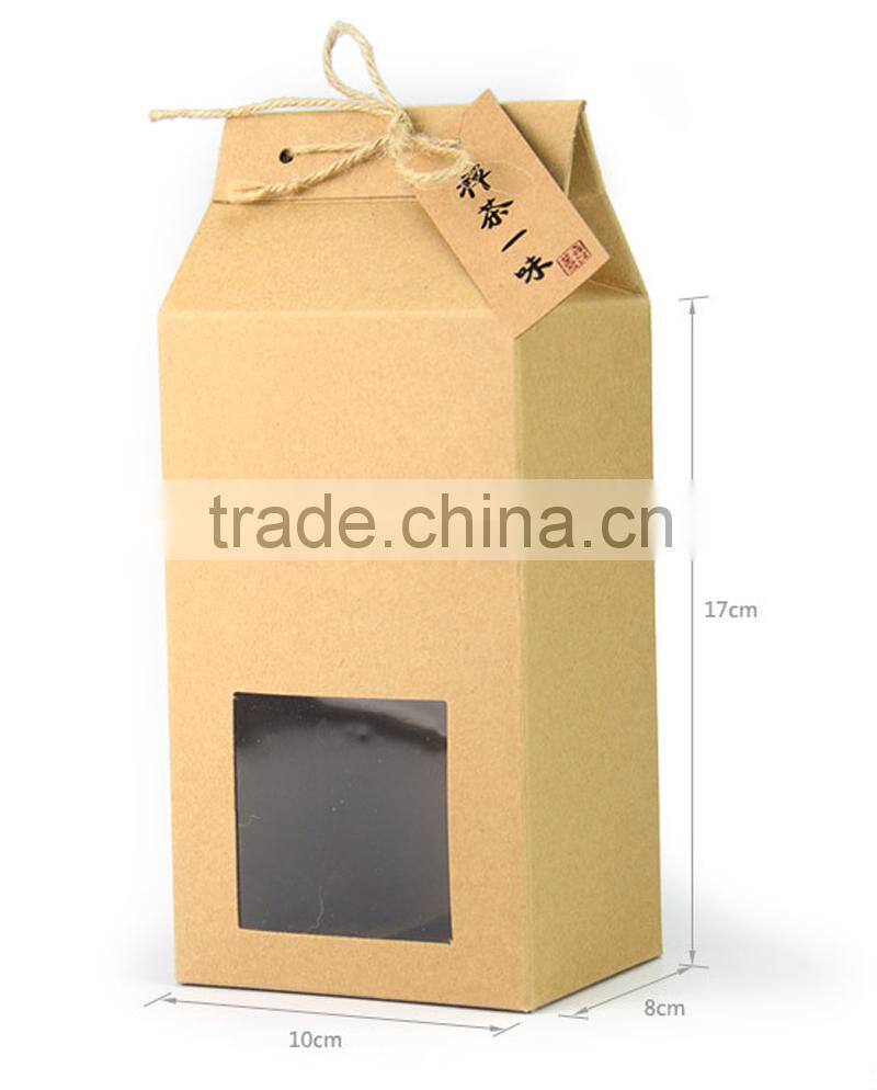 kraft paper box with PVC window