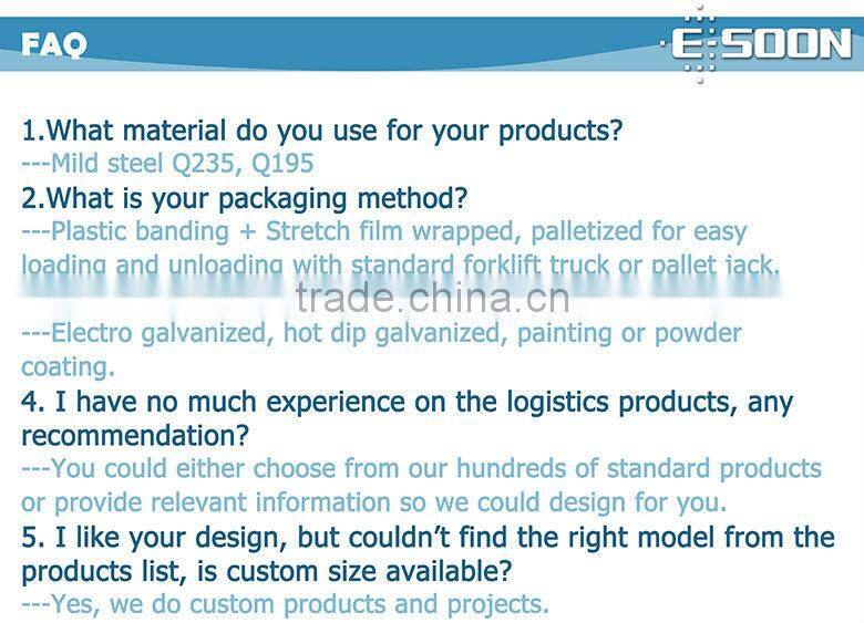 Powder -Coated welded steel mesh wire deck for rack