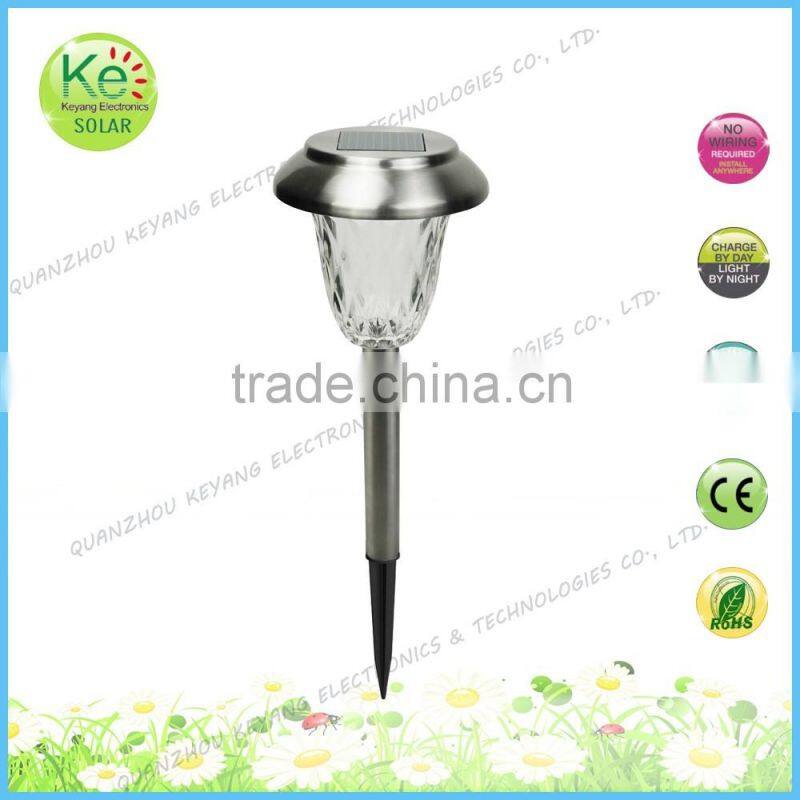 Solar led garden light glass path decoration