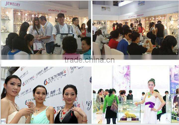 MOQ 5 PCS Fashion Women Earring Gold Earrings With Aquamarine