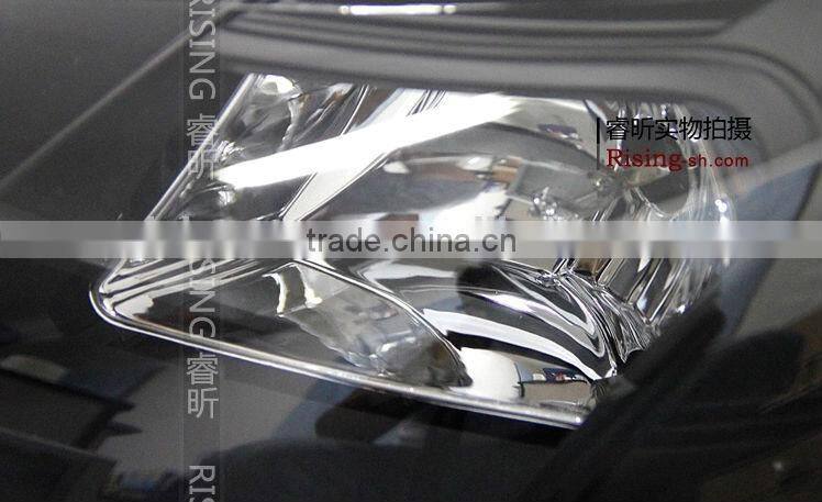 Fox modified headlamps assembly line LED day lights double xenon lamp light lens headlight