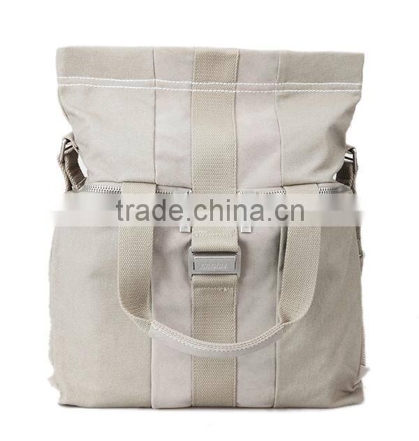 Fashionable Canvas w/Leather trim Dslr Camera Shoulder bag
