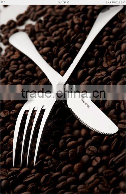 High Quality 18/0 Mirror Polish Stainless Steel Steak Knife
