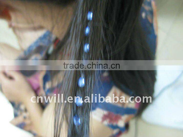 fashion crystal hair strand hair crystal hair extensions rhinestone crystal bling hair