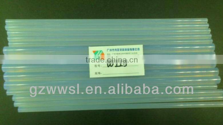 W115 clear hot melt glue stick 11mm for packing