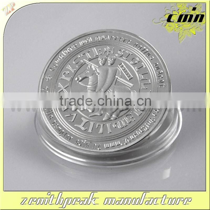 Silver plating metal commemoratory coin for souvenir