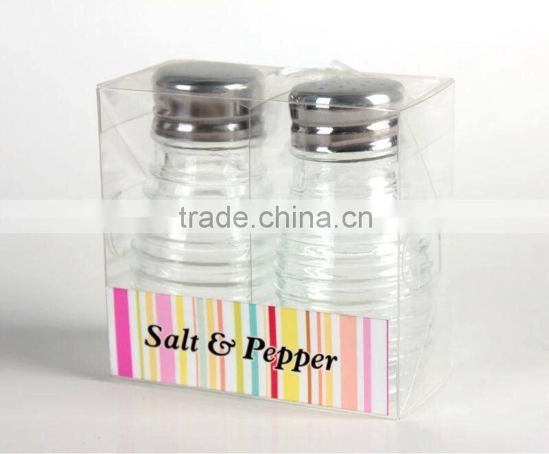 Clear Glass Spice Jar With Tin Lid