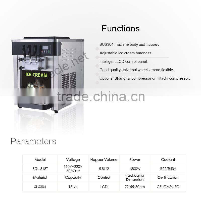 Multipurpose hard serve ice cream machine(icm-t48s)