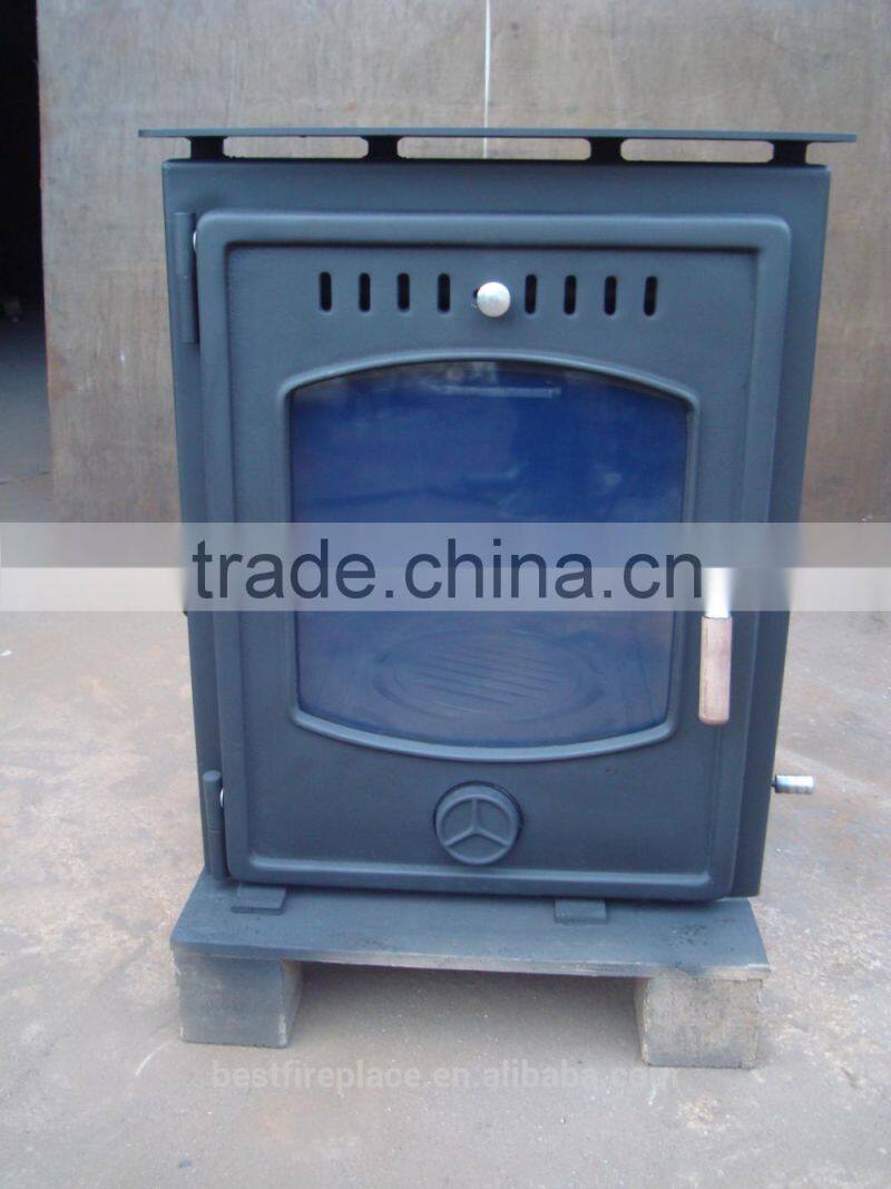 Good Quality Wood Burning Inset Stove with Back Bolier for sale