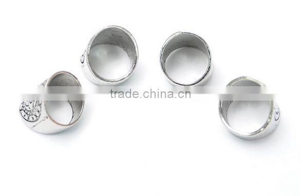 Women Antique Silver Festival Gypsy Bohemian Boho Totem Carved Retro Finger Ring 1 piece