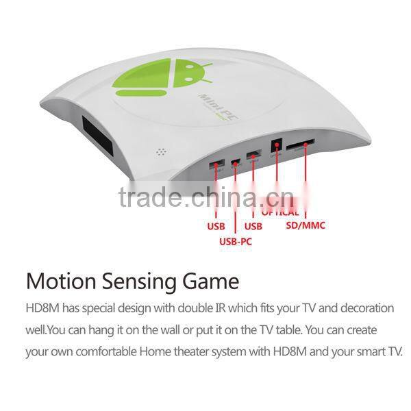 hot selling android Internet tv box Amlogic 8726 M3 android smart tv Support IP TV,Youtube,XBMC apps