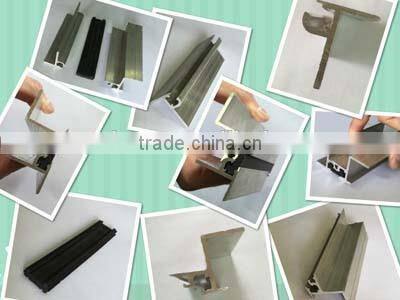 Bus luggage door hinge aluminum profile and rubber strip