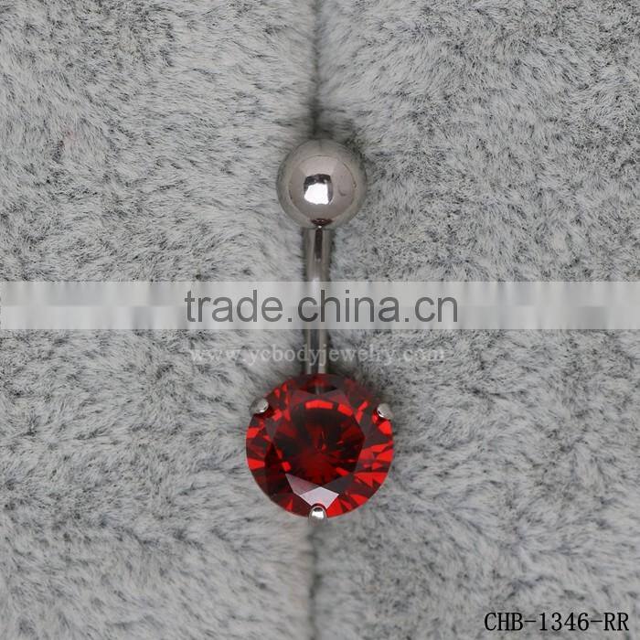Fashion Jewelry Multi-shape Gem Wholesale 316L Stainless Steel Belly Ring