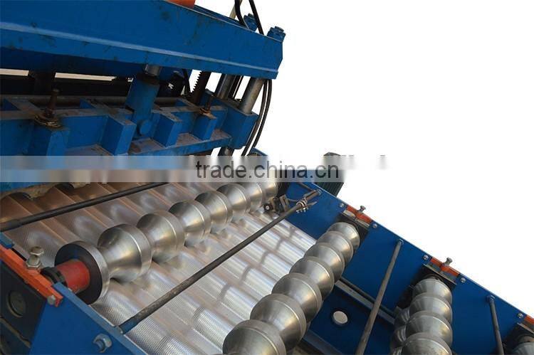 New design high quality making metal colored roof tile forming machine