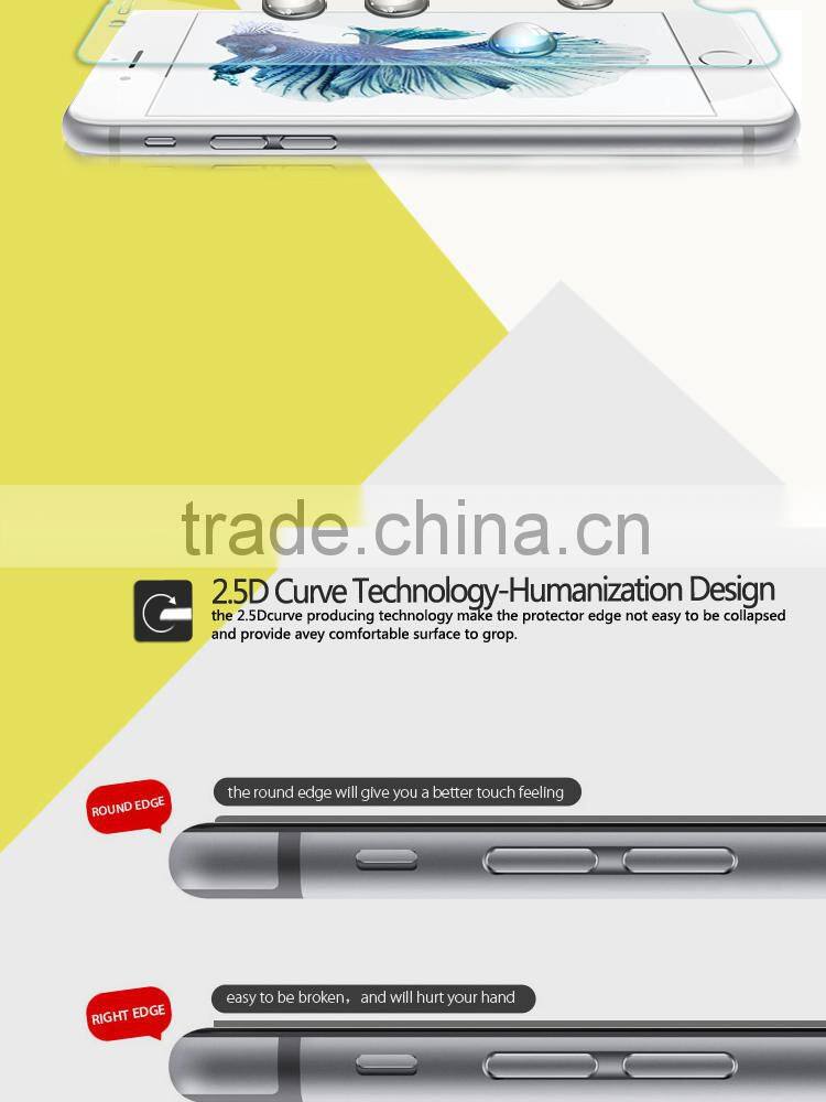 Factory Price Premium Good Quality Tempered Glass for iphone 7 Abrasion proof tempered glass protector