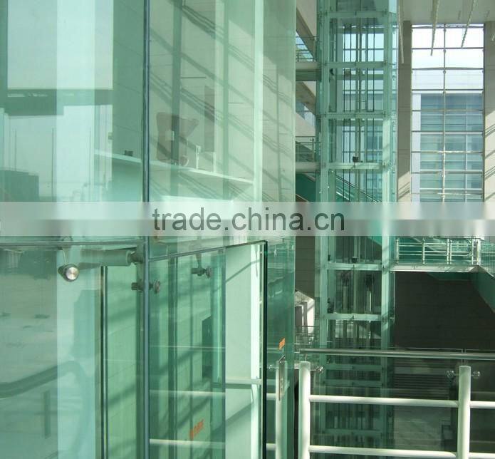 clear float tempered building glass with CE