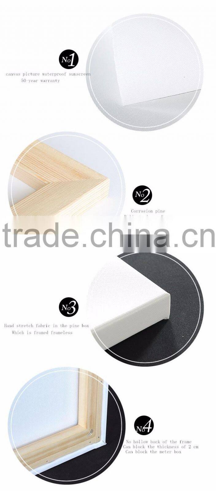 Home Decoration Printed Printing Buddha Head Oil Painting On Canvas