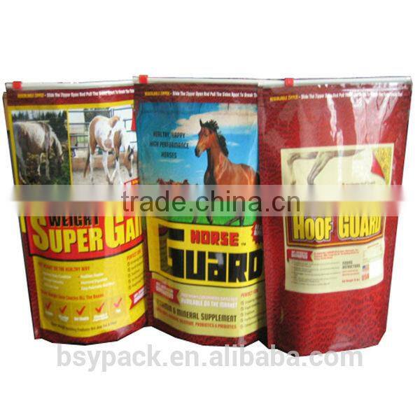 made in china alibaba transparent PVC slide zipper bag