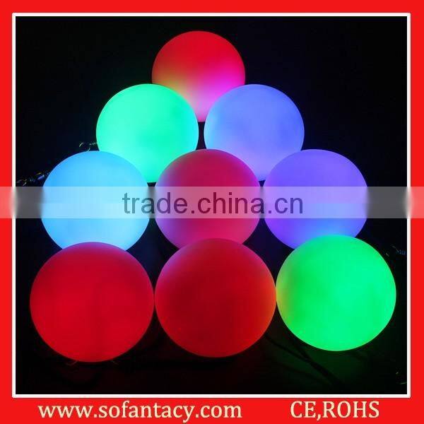 RGB Color Changing LED Poi Ball, Flashing LED Poi Ball, Light Up Poi Balls