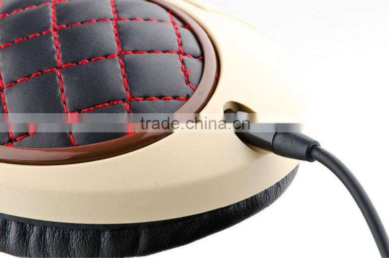 Noise cancelling wired stereo headphone 3.5mm audio jack headband type headphone