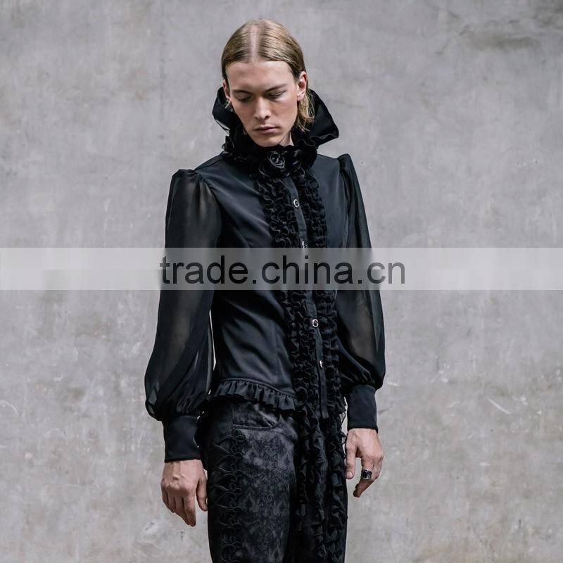 Devil fashion 2015 PUNK gothic leather mini skirts in red SKT01102