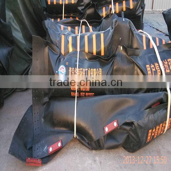 solid rubber boom