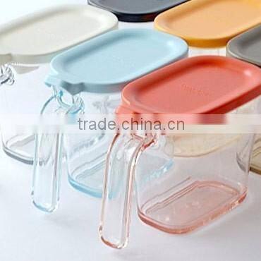 Functional stylish plastic container food packaging for spice