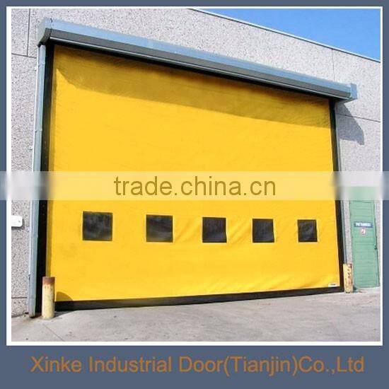 Full transparent automatic industrial high speed pvc rapid rolling door