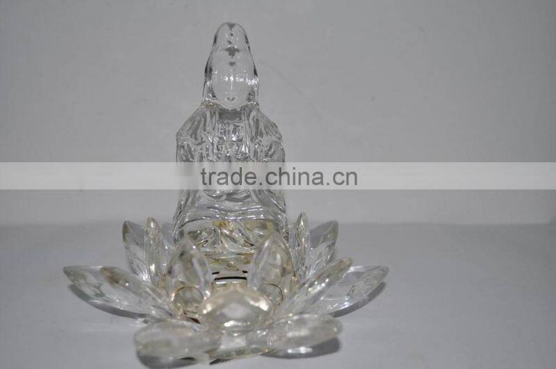 Transparent Artificial Crystal Flower