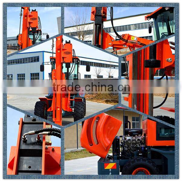 Cheap ground screw driver machine made in China, earth drilling equipment for sale