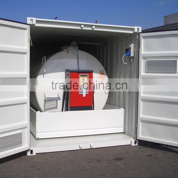 high quality 20feet and 40feet containerized mobile fuel staion with low price