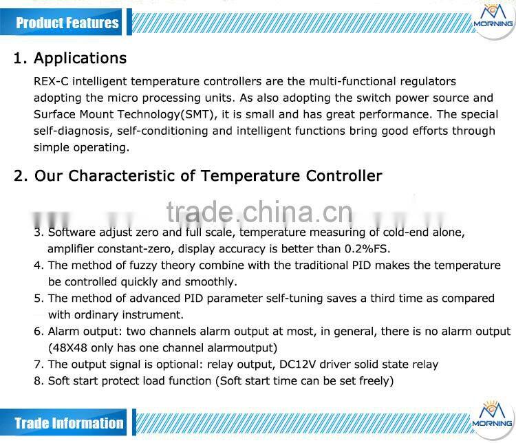 industrial LED display customized temperature controller with thermocouple