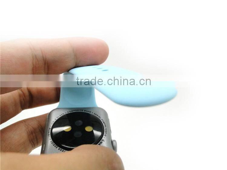 Creative design can custom logo popular silicone colorful watch belt