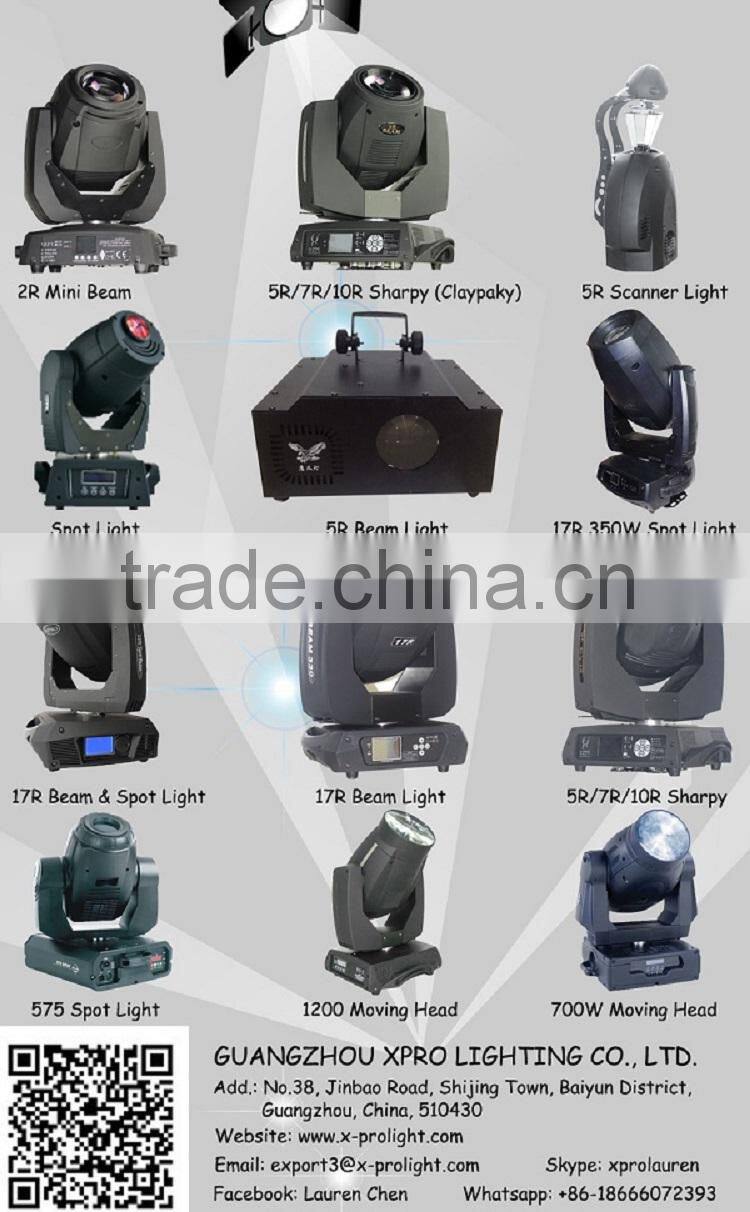 Super bright! 2014 hot sale new product modern disco lights 5r beam 200wrotating beam light efficiency made in China