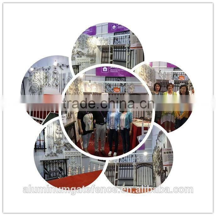 Wholesale price cheap decorative wrought iron fence panels for garden