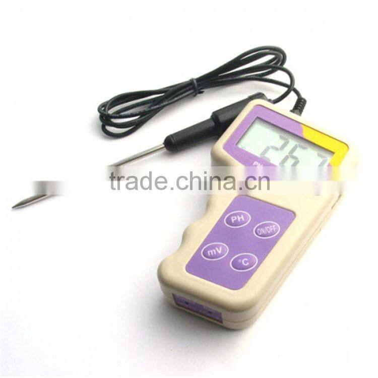 digital Portable tester ph /mV/Temp Meter(with ph and Temp electrode)