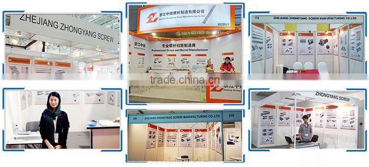 D51/80 design conical twin screw for artificial marble plastic