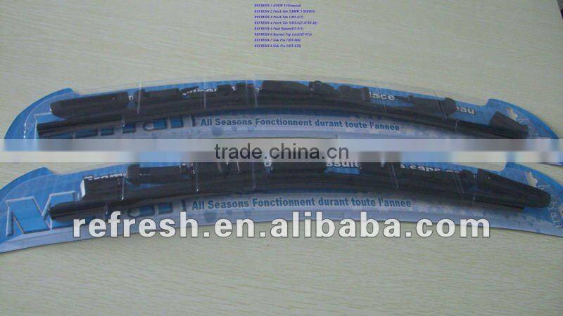 20 models original type flat wiper blade for VW,Ford,BMW,Mercedes,Renault,Volvo,etc