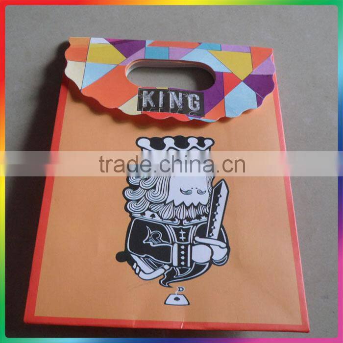 birthday gift grey paper gift packing bag