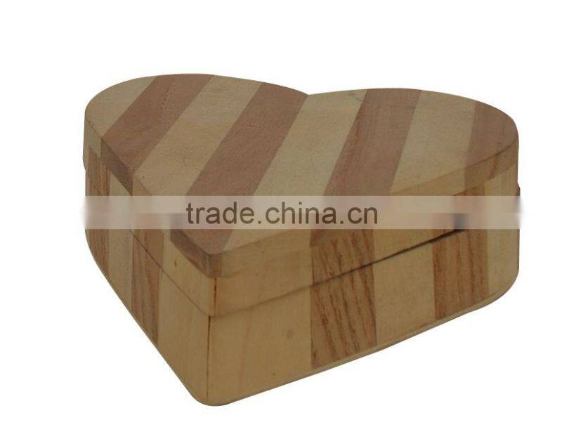 christmas decorative wooden jewelry storage gift packing box