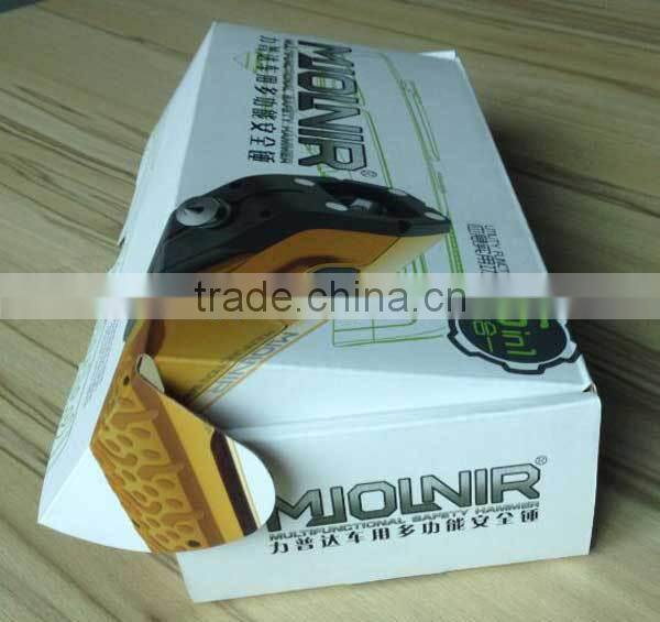 top quality German auto accessory with glass breaker, seat belt cutter, cellphone charger, power generator