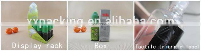 Empty childproof cap 10ml PE dropper bottle for eliquid