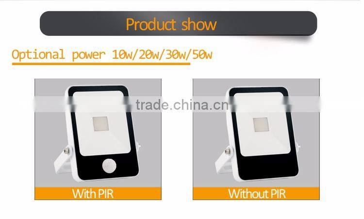 20W 1400lm Water proof IP44 Led Floodlight with sensor