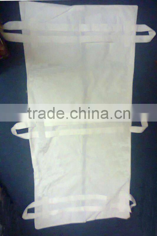 White /Black PVC MORTUARY CORPSE BODY BAG with handles
