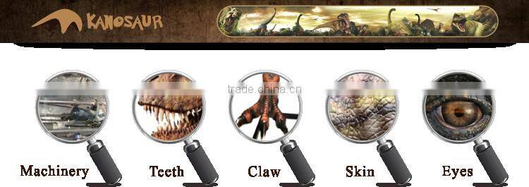 KANO4012 Amusement Park Artificial Dinosaur Kigurumi For Attraction