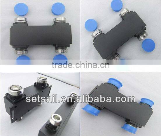 698-2700MHz, DIN-female, RF 3dB Hybrid Coupler/Combiner (2:2 Combiner)