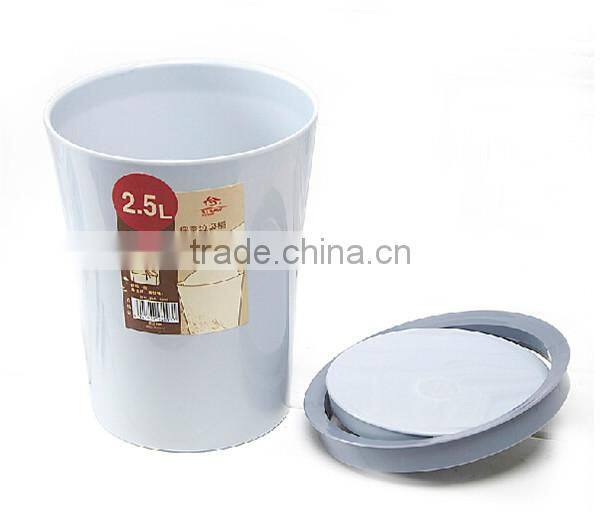PP Bin Round Plastic Waste Bin